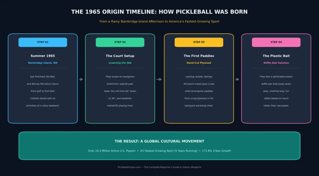 Official Pickleball 1965 Origin Timeline