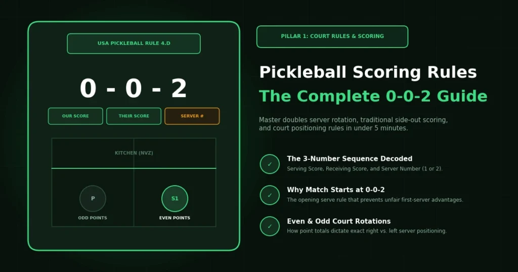pickleball scoring rules
