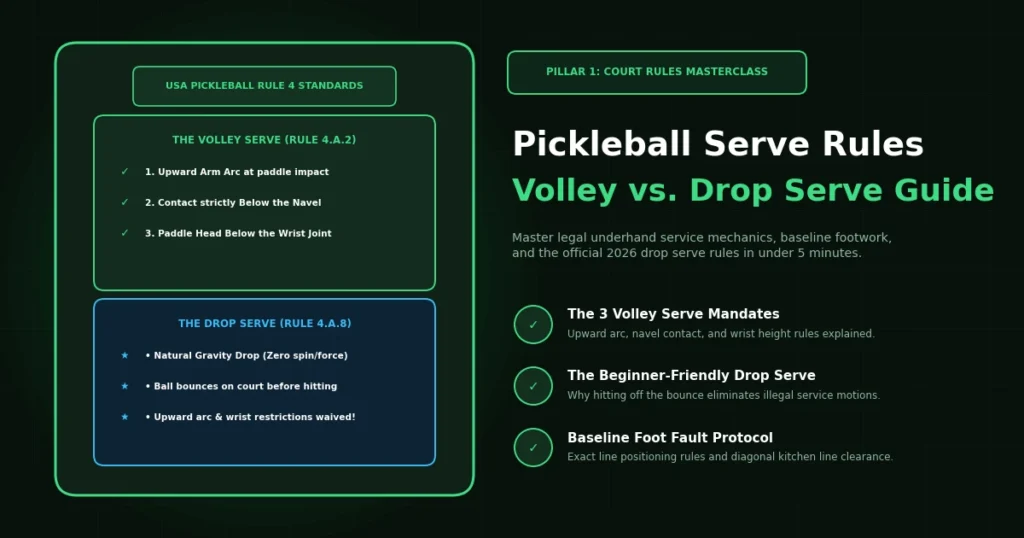 Pickleball Serve Rules