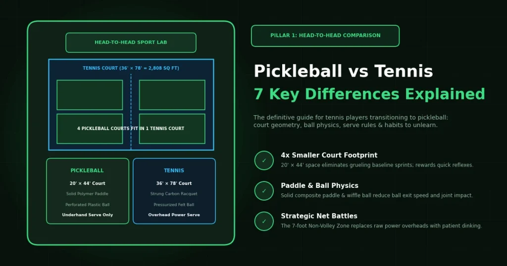 pickleball vs tennis