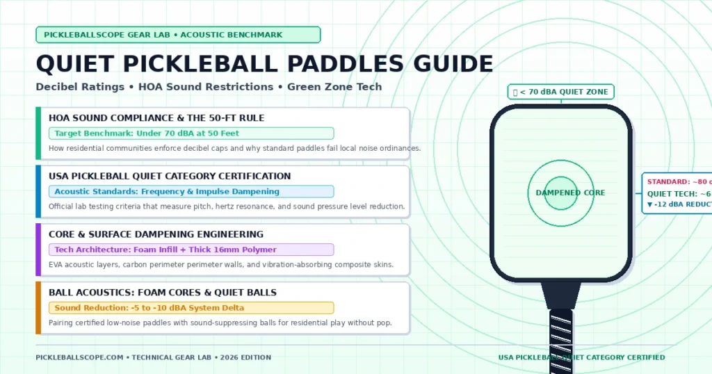 Quiet Pickleball Paddles