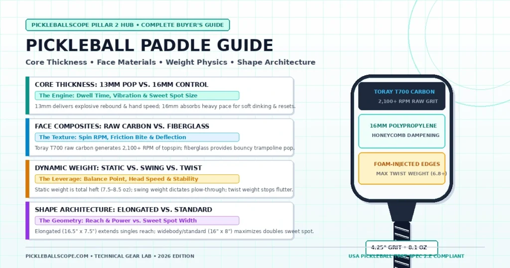 The Ultimate Pickleball Paddle Guide